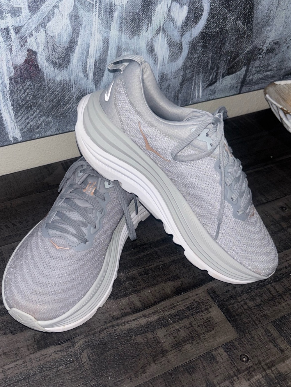 HOKA Women's Gaviota 5 running shoes SZ 8B - Picture 8 of 15